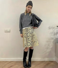 Fashion Snake Pattern Straight Skirt For Women High Waist Slim Long Skirt Ins Hot Streetwear Female Skirt Summer New 2026