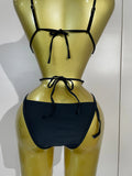 Sexy Swimwear Fashion Bar Blingbling Bikini Sparkly Crystal Bikini Two Piece Set Bathingsuit Bikini Nightclub Stage Show Outfit