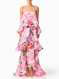 Solid Loose Spliced Printing Dresses for Women Square Collar Sleeveless French Romantic Dress Female Summer Fashion Style