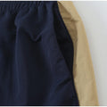 Color Block Zip Up Two Piece Set Women Long Sleeve Stand Collar Cropped Jacket High Waist Shorts 2026 Spring Summer Casual Suit