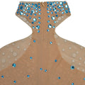 Festival Sexy Halter See Through Backless Bodycon Party Dress Sexy Mesh See Through Sparkling Rhinestone Mermaid Long Dress