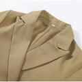 Elegant Blazer Jacket Pant Set Women Slim Fit Solid Lapel Double Breasted Coat Wide Leg Pant 2026 Spring Lady Commute Outfit New