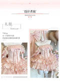 Olivegirl Summer Autumn Rose Lolita Sweet Girl Dress Cosplay Gothic Y2K Women Outfits High Waist JSK Princess Banquet Costumes