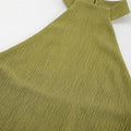 Hanging Green Pants Set Sleeveless Backless Personality Temperament Commuter Two-piece Set Summer New Women Pants Set