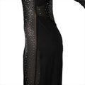 Sexy Rhinestone Jumpsuit Luxury for Women Long Sleeve Sheer Mesh Patchwork Skinny Night Birthday Party Club Romper Overalls