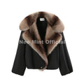 Trendy 2026 Fur Collar Bomber Jacket Women Winter Warm Padded Coat Parkas Luxury Brand Quilted Puffer Jackets Overcoats