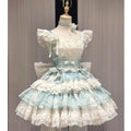 Olive Girl Romantic Lolita Dress for Ren Faire 2026 Fairycore Photoshoot S-XL XS-3XL Plus Size Romantic Cottagecore Garden Party Editorial Not Costume Lolita Dress Chinese Heritage Fashion Women