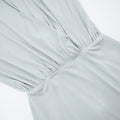 Sexy Ruched Dress Women Deep V-Neck Elegant Peach Hip Full Sleeve Spring Fashion Party Clubwear Skinny Mini Bodycon