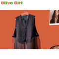 Olive Girl Black Embroidered Embroidered Top for Ren Faire 2026 Garden Wedding Fairycore Photoshoot Everyday Wear S-XL XS-3XL Plus Size Hand Embroidered Romantic Cottagecore Garden Party Editorial Not Costume Chinese Heritage Fashion Women