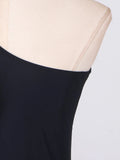 Colorblock Sexy Bodysuits For Women Diagonal Collar One Shoulder Sleeve High Waist Slimming Bodysuit Female Fashion Style