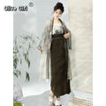 Olivegirl Original Song Dynasty Hanfu Dress Women's Clothes Chinese Spring Summer Autumn Styles Cosplay