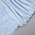 Women's Sky Blue Rhythm Fringed Long Maxi Dress 2026 New Sleeveless Ruffle Tassels Night Out Dress Clubwear Outfits