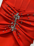 Women Sexy Luxury Sparkly Diamond Bandage Long Sleeve Bodycon Dress 2025 Celebrity Elegant Evening Club Pary Birthday Dresses