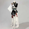 Original Nuo National Style Chinese Style Genderless Hanfu Han Elements Womens Fashion Tops Pants Suit