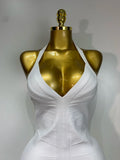 Women Sexy V Neck Backless Mini Bodycon Bandage Dress 2026 Elegant Evening Nightclub Evening Party Cocktail Prom Dress