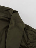Vintage Drawstring Women Shirts Lapel Collar Long Sleeve Loose Shirt for Street Gathering Wear Fashion Autumn New