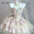 Olive Girl Dramatic Lolita Dress for Ren Faire 2026 Fairycore Photoshoot Everyday Wear S-L XS-3XL Plus Size Dramatic Silhouette Romantic Cottagecore Garden Party Editorial Not Costume Lolita Dress Chinese Heritage Fashion Women