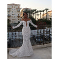 Customized Off the Shoulder Floor-Length Prom Dress Lace Embroidery vestidos de noche 3D Flower Beading Evening Dresses