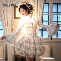 Olivegirl Lolita Dress Summer 2026 Rose JSK Embroidered Slimming Dress Lolita Lace Trim Birthday Party Cosplay