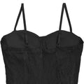 Sexy Mesh Jacquard Dress Women See Through Patchwork Sleeveless Backless Stretch Skinny Midnight Party Club Vestidos