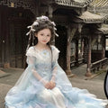 Olive Girl Red Embroidered Hanfu Dress for Ren Faire 2026 Garden Wedding Fairycore Photoshoot Everyday Wear S-XL XS-3XL Plus Size Chinese Heritage Fashion Women