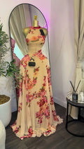 Fall Women O-neck Sleeveless Print Mermaid Maxi Dress Evening Birthday Beach Sexy Night Party Long Dresses