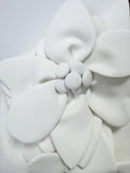 Women's Suits Solid Fashion 3D Flowers Single Breasted Blazer 2 Piece Jacket Pants Outfits Female Formal Pantsuit Set