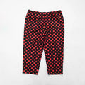 Sexy Fashion 3 Piece Set Woman Polka Dot Print Halter Bra Tops+Low-Neck Mini Sleeve Tees+Skinny Crop Pants Outfits