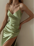 Sexy Black Backless Slip Summer Dress Women Wedding Guest Party Birthday Dress Woman Elegant Bridesmaid Evening Dresses Vestidos