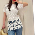 New Fashion White Color Women Sexy Halter Hollow Out Bodycon Mini Dress Backless Fashion Nightclub Party Vacation Wear