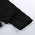 Black Luxurious Coat for Women V Neck Long Sleeve Patchwork Buttons Tunic Cape Style Short Jacket Female Autumn New