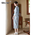 Olivegirl Spring Jacquard Rose Qipao Dress Women 2026 High End Improvement for Young Girls Cheongsam Dress