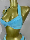 Women Sexy 2 Pieces Bodycon Bandage Swimsuit Celebrate Fashion Beach Swimwear Bikini Summer Style High Quality Wholesale