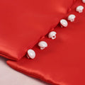 Elegant Bow Hollow Out Mini Dress Women Red Short Sleeve Sexy A-line Dresses Female 2025 Fashion Party Evening Robe White Black