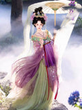 Olive Girl Multicolor Embroidered Hanfu Dress for Ren Faire 2026 Garden Wedding Fairycore Photoshoot Everyday Wear S-L XS-3XL Plus Size Chinese Heritage Fashion Women