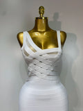 Women Sexy Sleeveless Maxi Long Bandange Dresses Elegant Evening Party Luxury Birthday Dress For Woman 2026 Nightclub Prom Dress