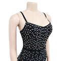 Women Club Outfits Spaghetti Strap Bodycon Jumpsuits Sparkly Rhinestone Romper Birthday Night Out One Piece Clubwear