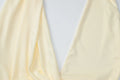 Elegant Backless Long Dress Sexy Women's Deep V Ruched Split Curvy Maxi Dresses Evening Party Beach Pool Summer Pink Yellow New