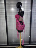 Sparkly Crystal Women Sexy Halter Off the Shoulder Bodycon Mini Dress Celebrate Nightclub Party Bar Singer Birthday Clothing