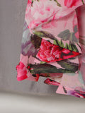 Solid Loose Spliced Printing Dresses for Women Square Collar Sleeveless French Romantic Dress Female Summer Fashion Style