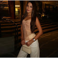 Sexy Women's Lace Waist Cinching Strapless Corset Slim Solid Single Breasted Tube Tops 2026 Spring Lady All-match Chic Top New