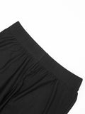 Sexy Irregular Knot 2-Piece Set Women Diognal Collar Crop Top+Capri Pants Stylish Solid Hottie Street Slim Outfits