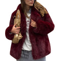Solid Temperament Jackets For Women Lapel Long Sleeve Patchwork Buttons Designer Coats Female Fashion Style Clothes