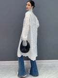 SHENGPALAE 2026 Summer New Long Sleeve Blouse Sunscreen Overcoat Trendy Outdated Casual Fashion Loose Women's Long Shirt 5C1327