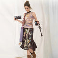 Olive Girl Yellow Dramatic Jacquard Set for Garden Wedding 2026 Fairycore Photoshoot Everyday Wear Jacquard S-XL XS-3XL Plus Size Dramatic Silhouette Romantic Garden Party Editorial Not Costume Jacquard Set Chinese Set Chinese Heritage Fashion Women