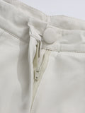 Office Spliced Folds Two Piece Set for Women Lapel Sleeveless Top High Waist Wide Pant Minimalist Suit Female New