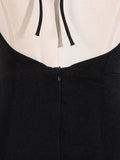 Sexy Bodycon Evening Maxi Dress for Women Halter Sleeveless High Waist Spliced Sequined Backless Ceremony Dresses Female New