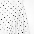 Elegant Polka Dot Long Dress Women's High Waist A-line Maxi Dresses Evening Party Summer Holiday Resort Blue Black Green White