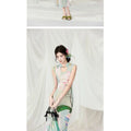 Olive Girl Romantic Dress for Garden Wedding 2026 Fairycore Photoshoot Everyday Wear S-XXL XS-3XL Plus Size Romantic Cottagecore Garden Party Editorial Not Costume Dress Chinese Heritage Fashion Women