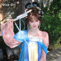 Olive Girl Hanfu Dress 2026 S-L XS-3XL Plus Size Hanfu Chinese Dress Traditional Chinese Clothing Chinese Heritage Fashion Women